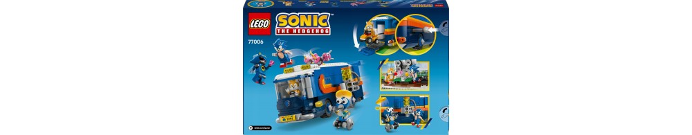 LEGO Sonic the Hedgehog Sonic i pojazd do zbudowania 77006