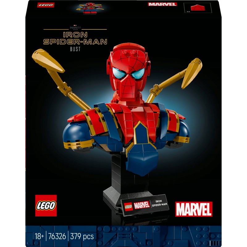 LEGO Marvel Popiersie Iron Spider-Mana 76326
