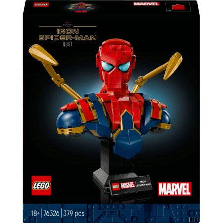 LEGO Marvel Popiersie Iron Spider-Mana 76326