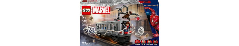 LEGO Marvel Spider-Man kontra Doc Ock - scena w metrze 76321