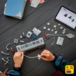 LEGO Marvel Spider-Man kontra Doc Ock - scena w metrze 76321