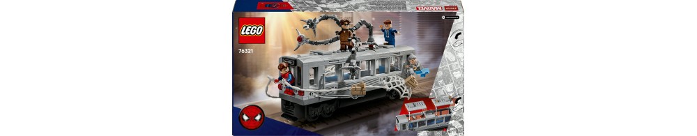 LEGO Marvel Spider-Man kontra Doc Ock - scena w metrze 76321