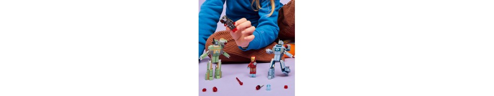 LEGO Marvel Iron Man i War Machine kontra drony Hammera 76320