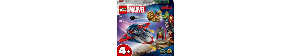 LEGO Marvel Kapitan Ameryka kontra Thanos dla dzieci 76319