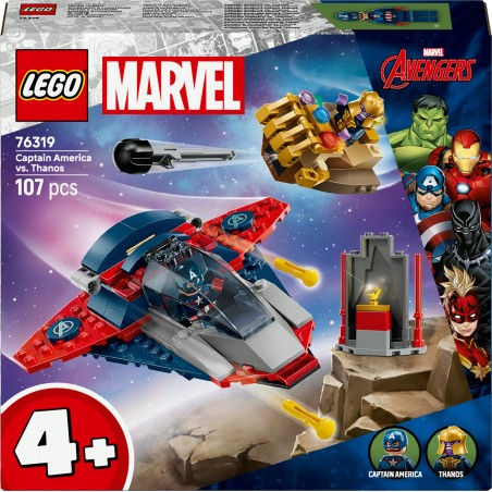 LEGO Marvel Kapitan Ameryka kontra Thanos dla dzieci 76319