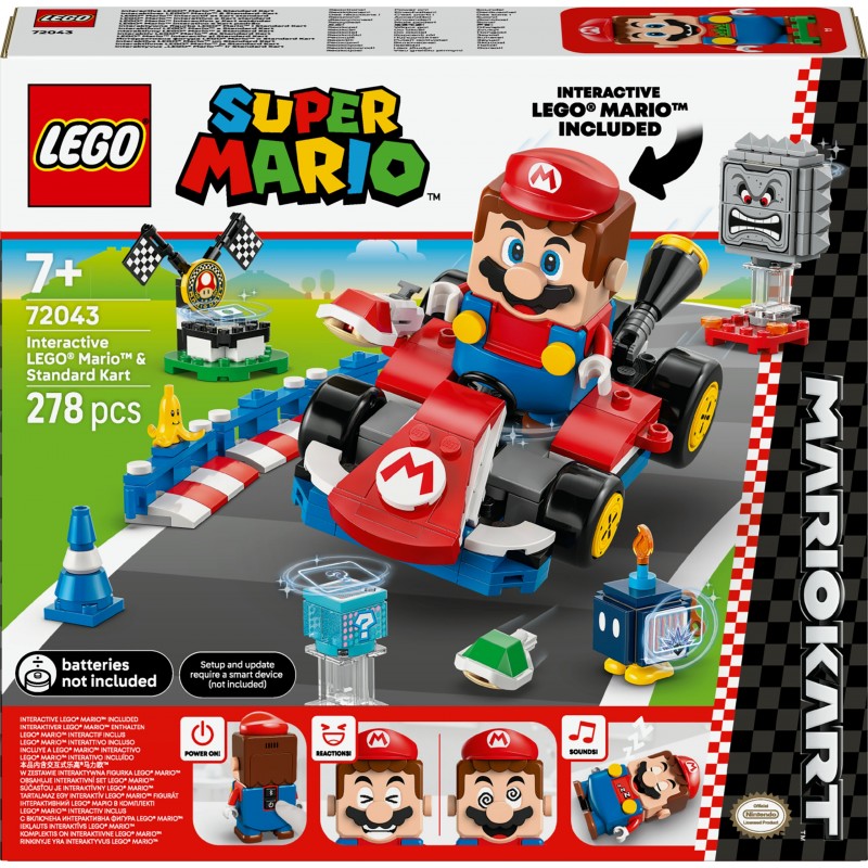 LEGO Super Mario: Mario Kart - figurka i Standard Kart 72043