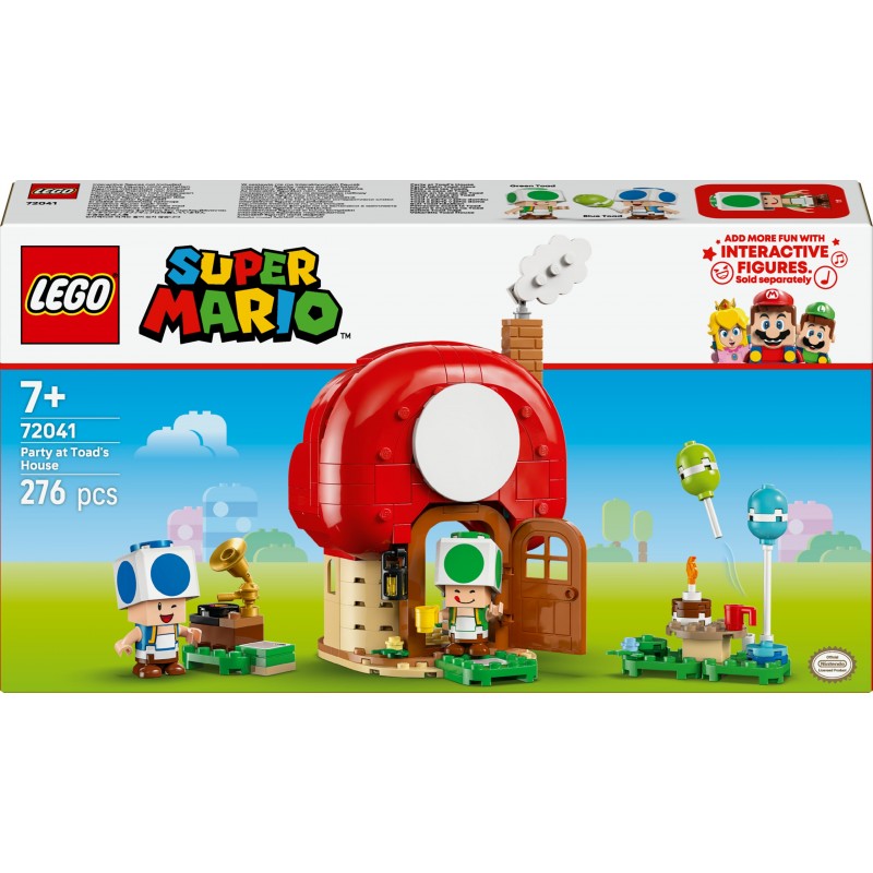 LEGO Super Mario Toad i domówka, zabawka konstrukcyjna 72041