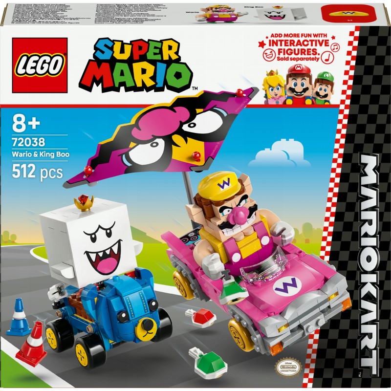 LEGO Super Mario: Mario Kart - Wario i King Boo 72038