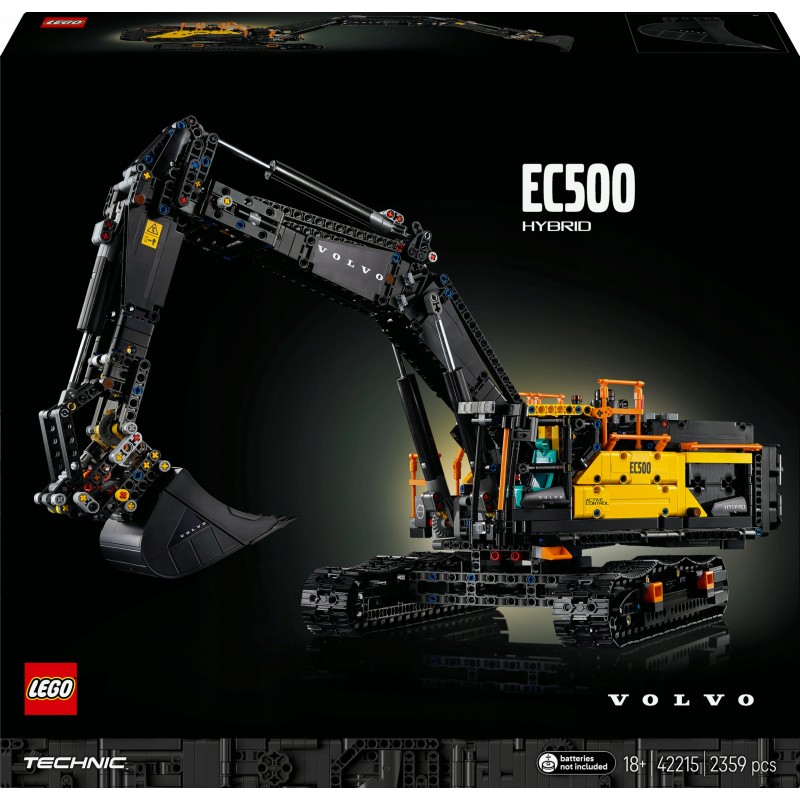 LEGO Technic Koparka Volvo EC500 Hybrid 42215