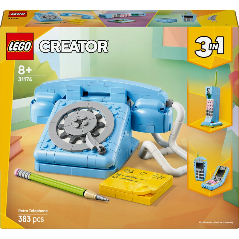 LEGO Creator 3 w 1 Telefon w stylu retro 31174