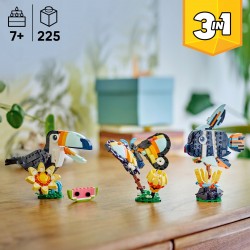 LEGO Creator 3 w 1 Dzikie zwierzęta: Tropikalny tukan 31173