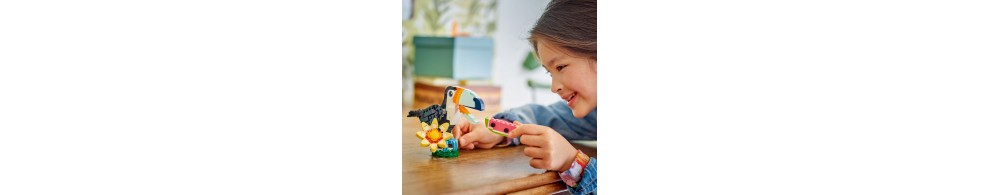 LEGO Creator 3 w 1 Dzikie zwierzęta: Tropikalny tukan 31173