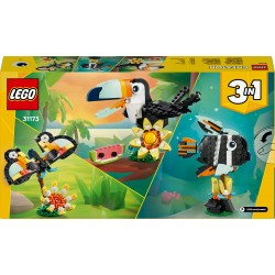 LEGO Creator 3 w 1 Dzikie zwierzęta: Tropikalny tukan 31173