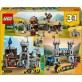 LEGO Creator 3 w 1 Średniowieczny zamek rycerzy konnych 31168