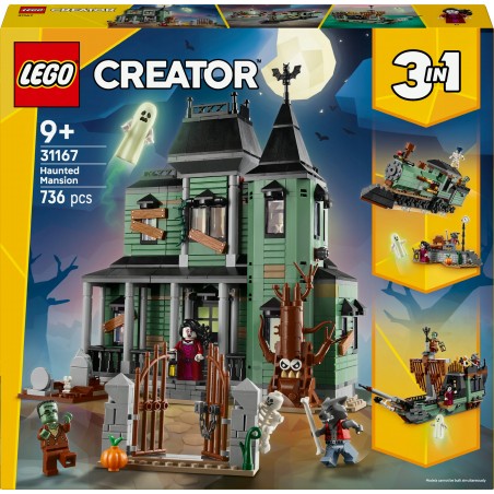 LEGO Creator 3 w 1 Nawiedzona rezydencja 31167