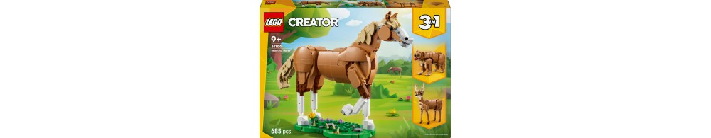 LEGO Creator 3 w 1 Piękny koń, zestaw konstrukcyjny 31166