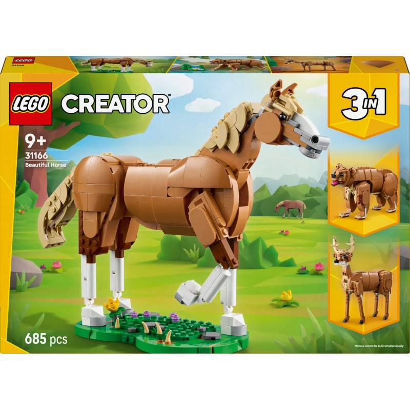 LEGO Creator 3 w 1 Piękny koń, zestaw konstrukcyjny 31166