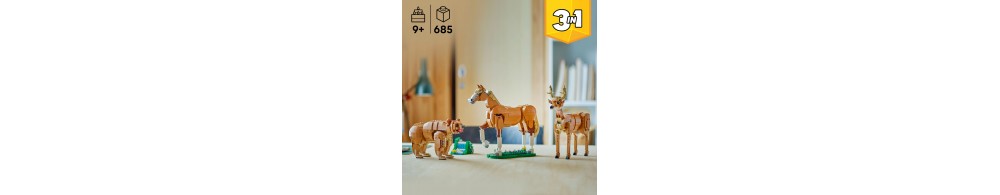 LEGO Creator 3 w 1 Piękny koń, zestaw konstrukcyjny 31166