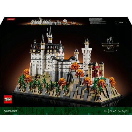 LEGO Architecture Zamek Neuschwanstein dla dorosłych 21063