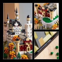 LEGO Architecture Zamek Neuschwanstein dla dorosłych 21063