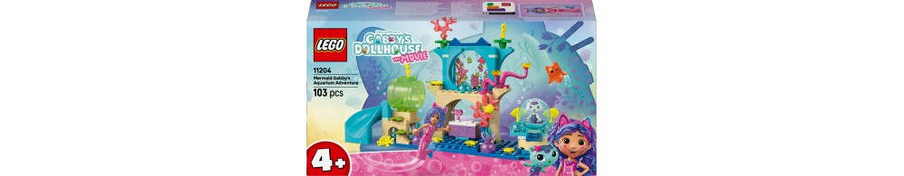 LEGO Koci domek Gabi Podwodna przygoda syrenki Gabi 11204