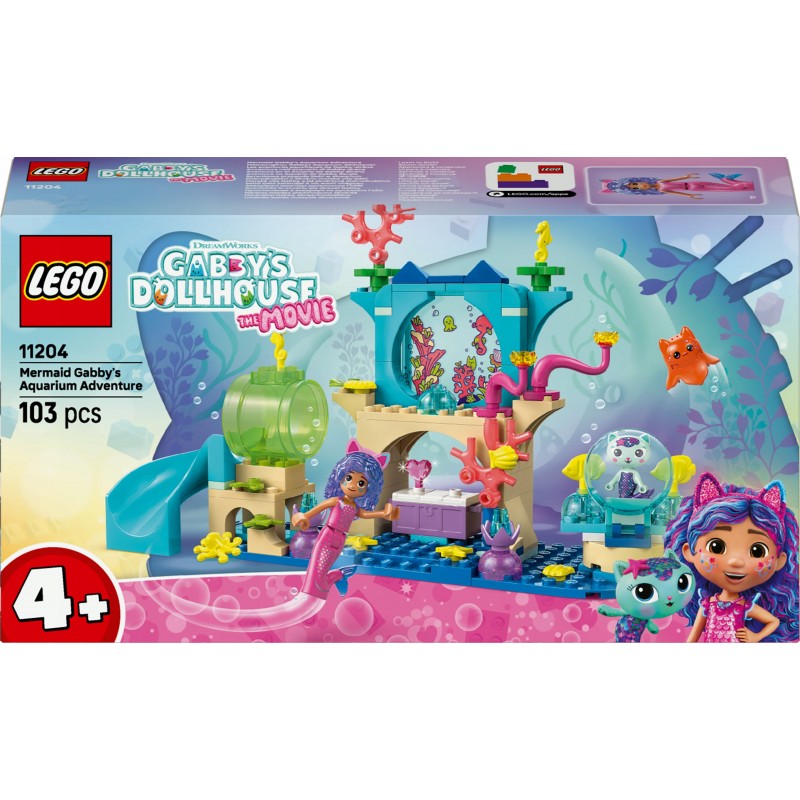 LEGO Koci domek Gabi Podwodna przygoda syrenki Gabi 11204