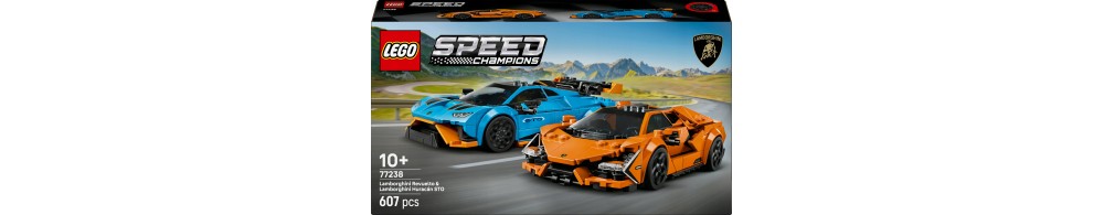 LEGO Speed Champions Lamborghini Revuelto i Huracán STO 77238