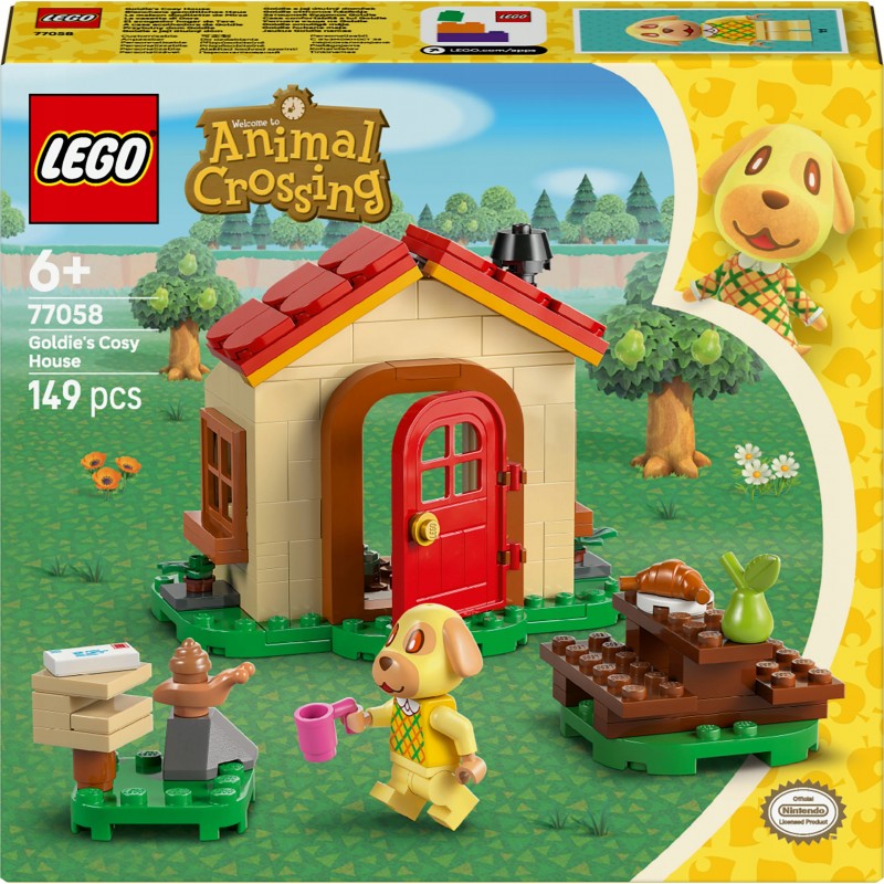 LEGO Animal Crossing Przytulny dom Goldie 77058