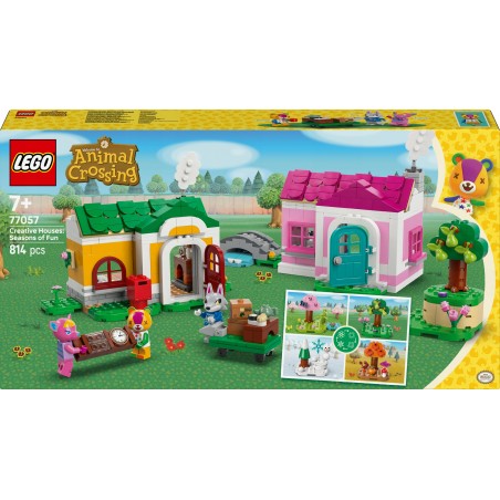 LEGO Animal Crossing Kreatywne domy: Pory zabawy 77057