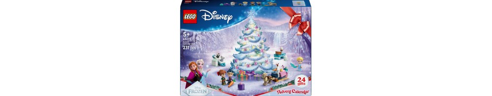 LEGO Disney Kraina lodu Kalendarz adwentowy na 2025 rok 43273