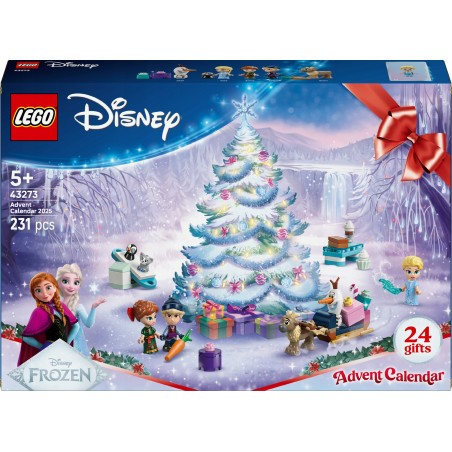 LEGO Disney Kraina lodu Kalendarz adwentowy na 2025 rok 43273
