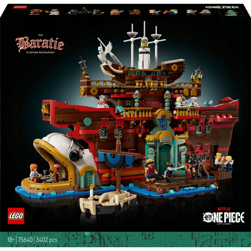 LEGO ONE PIECE Pływająca restauracja Baratie 75640
