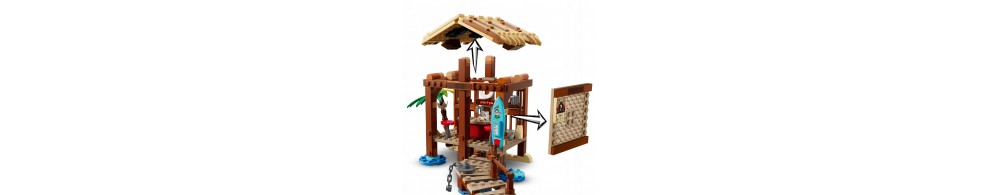 LEGO ONE PIECE Chatka w wiosce Fuusha 75636