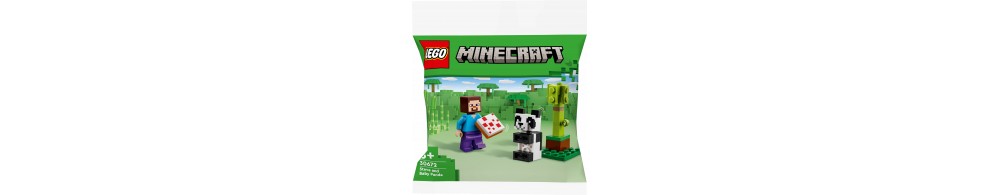 LEGO Minecraft Steve i mała panda 30672