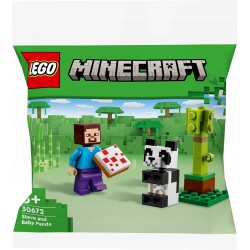 LEGO Minecraft Steve i mała panda 30672