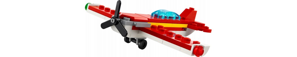 LEGO Creator 3 w 1 Kultowy czerwony samolot 30669