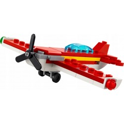 LEGO Creator 3 w 1 Kultowy czerwony samolot 30669