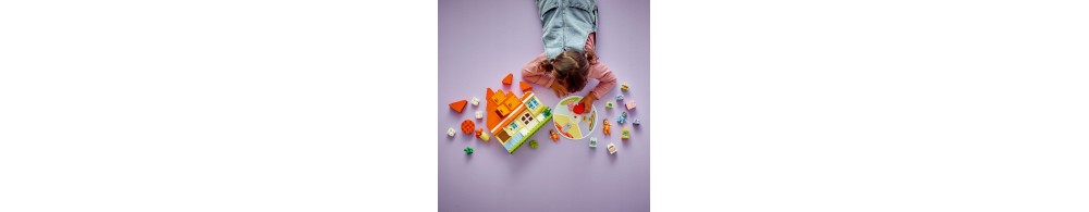 LEGO DUPLO Bluey: Dom rodzinny Blue z grą 10459