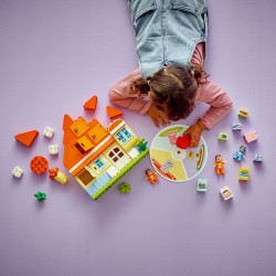 LEGO DUPLO Bluey: Dom rodzinny Blue z grą 10459