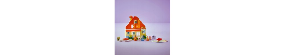 LEGO DUPLO Bluey: Dom rodzinny Blue z grą 10459