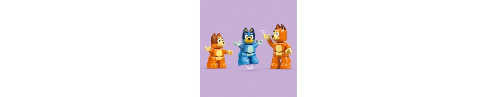 LEGO DUPLO Bluey: Dom rodzinny Blue z grą 10459