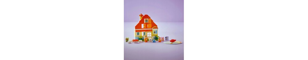 LEGO DUPLO Bluey: Dom rodzinny Blue z grą 10459