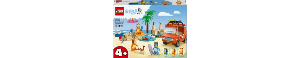LEGO Bluey: Blue i wycieczka samochodem 11202
