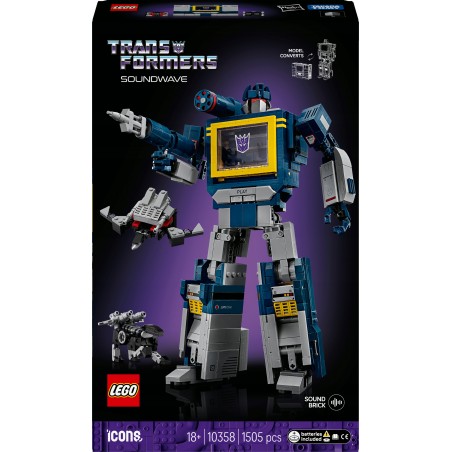 LEGO Icons Transformers: Soundwave 10358