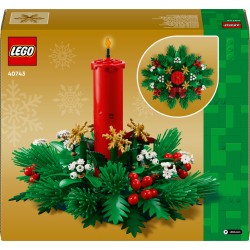 LEGO ICONS Świąteczna dekoracja stołu 40743