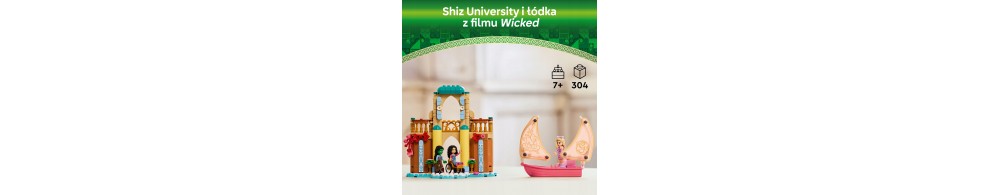 LEGO Wicked Glinda, Elphaba i Nessarose na Shiz University 75681