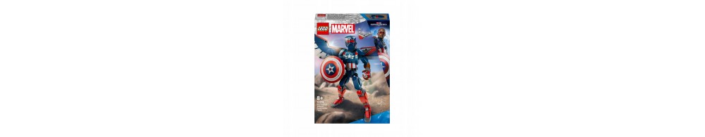 LEGO Marvel Figurka nowego Kapitana Ameryki do zbudowania 76296