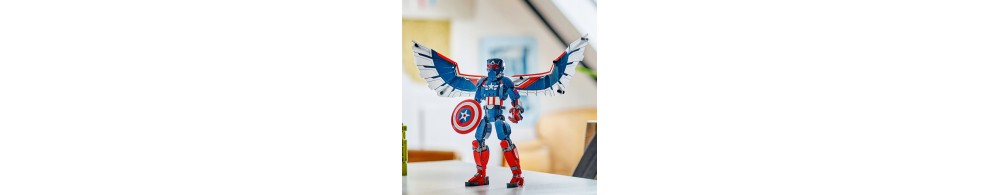 LEGO Marvel Figurka nowego Kapitana Ameryki do zbudowania 76296