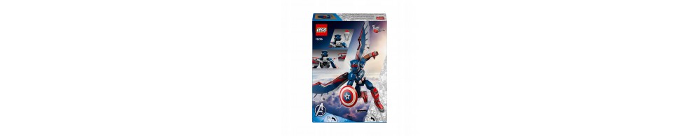LEGO Marvel Figurka nowego Kapitana Ameryki do zbudowania 76296