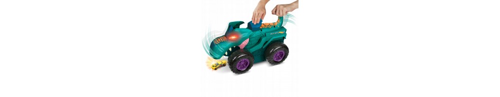 HOT WHEELS MONSTER TRUCK POŻERACZ AUT MEGA WREX